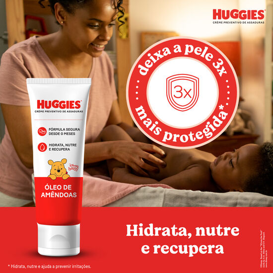 Creme Preventivo Assaduras Huggies Pele Protegida c/3 de 80g
